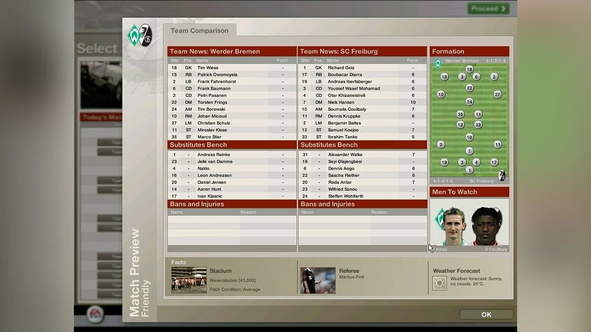 Скриншоты из FIFA Manager 06 / Картинка 29