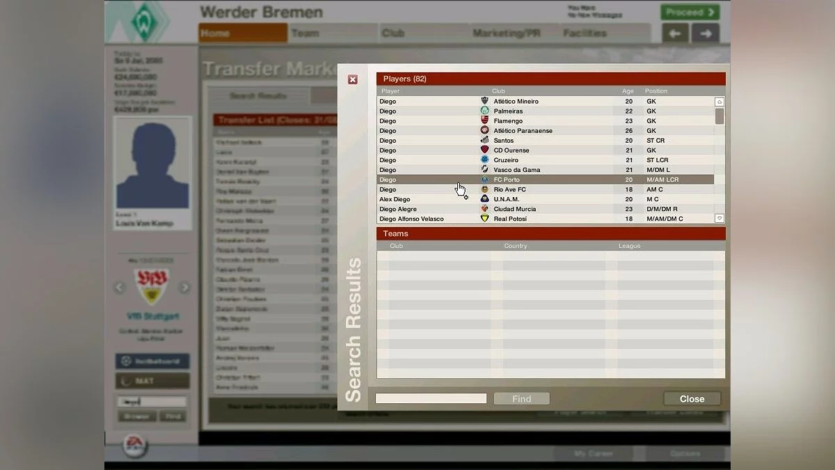 Скриншоты из FIFA Manager 06 / Картинка 35