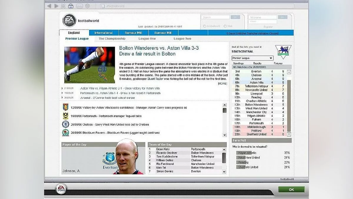 Скриншоты из FIFA Manager 07 / Картинка 9