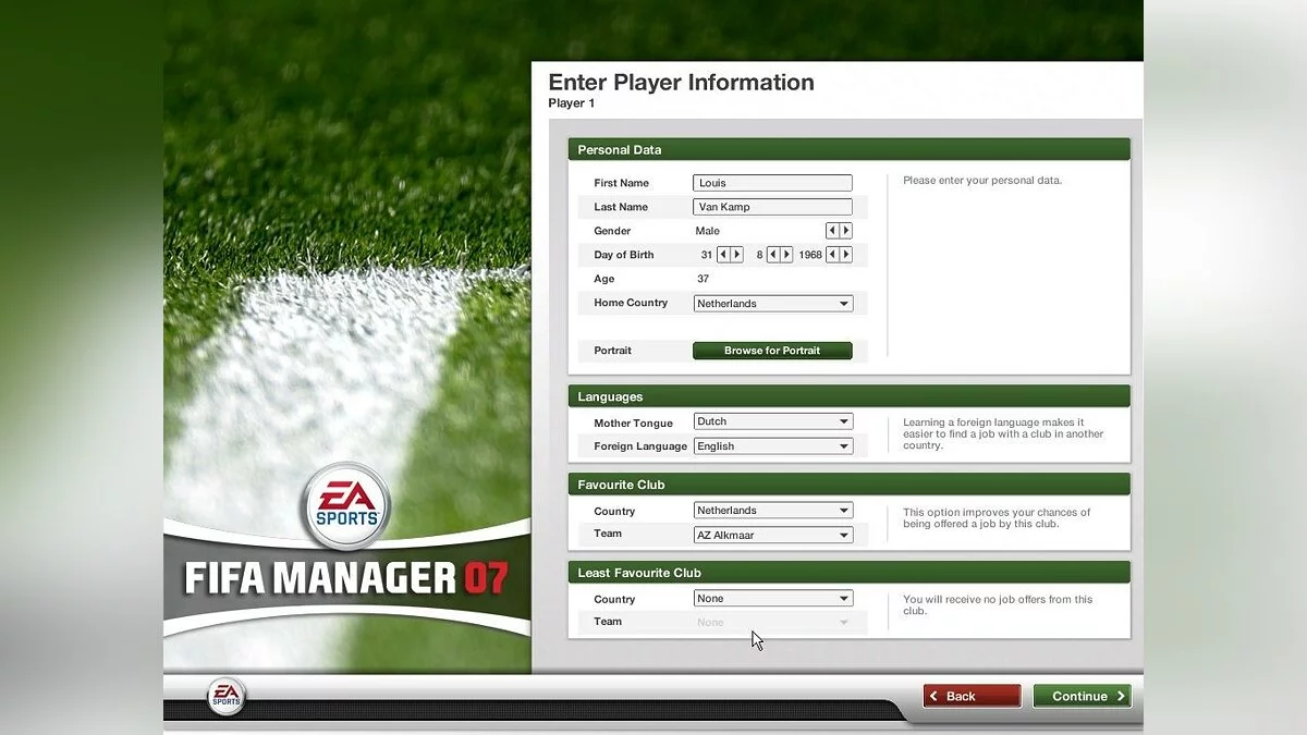 Скриншоты из FIFA Manager 07 / Картинка 25