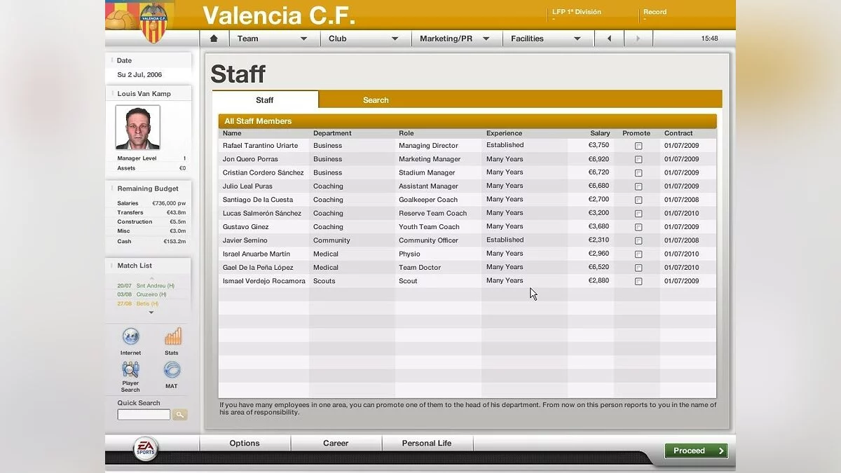 Скриншоты из FIFA Manager 07 / Картинка 35