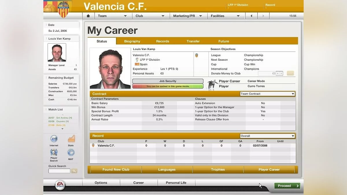 Скриншоты из FIFA Manager 07 / Картинка 40