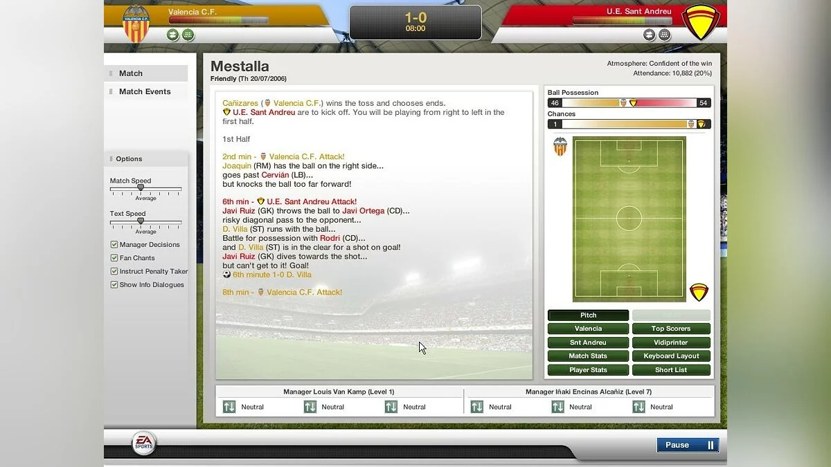 Скриншоты из FIFA Manager 07 / Картинка 44