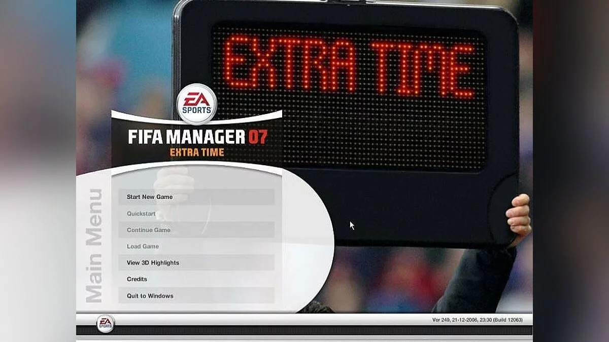 Скриншоты из FIFA Manager 07: Extra Time / Картинка 16