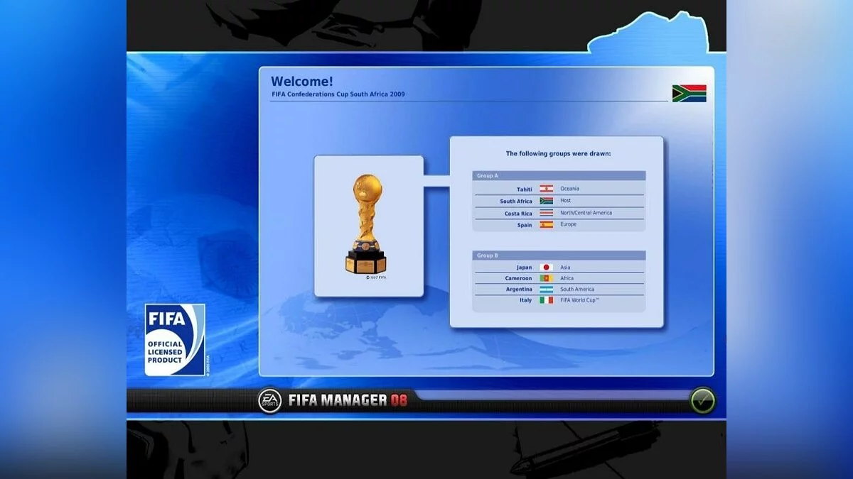 Скриншоты из FIFA Manager 08 / Картинка 9