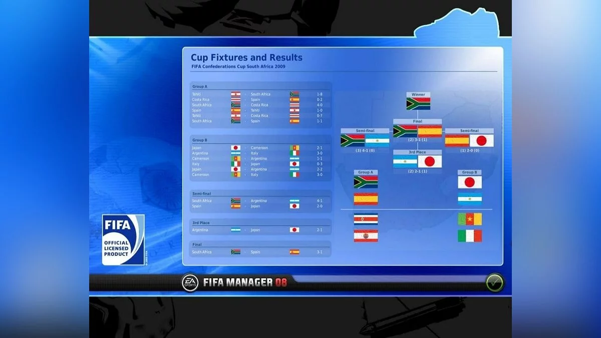 Скриншоты из FIFA Manager 08 / Картинка 10