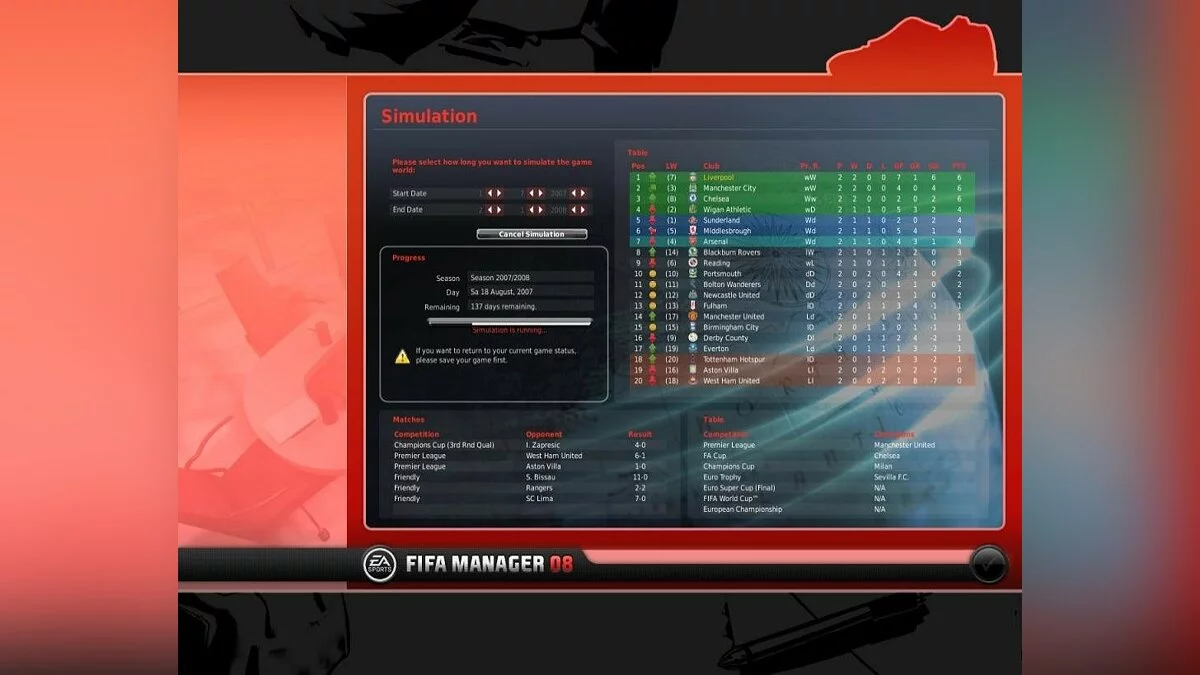 Скриншоты из FIFA Manager 08 / Картинка 12