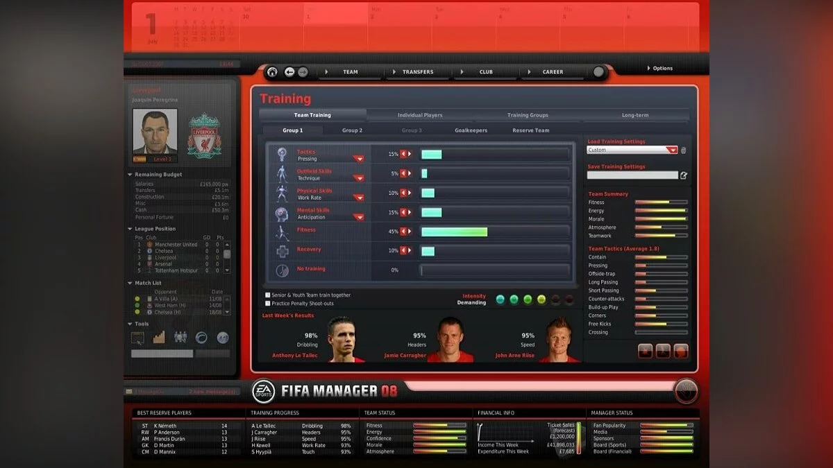 Скриншоты из FIFA Manager 08 / Картинка 13
