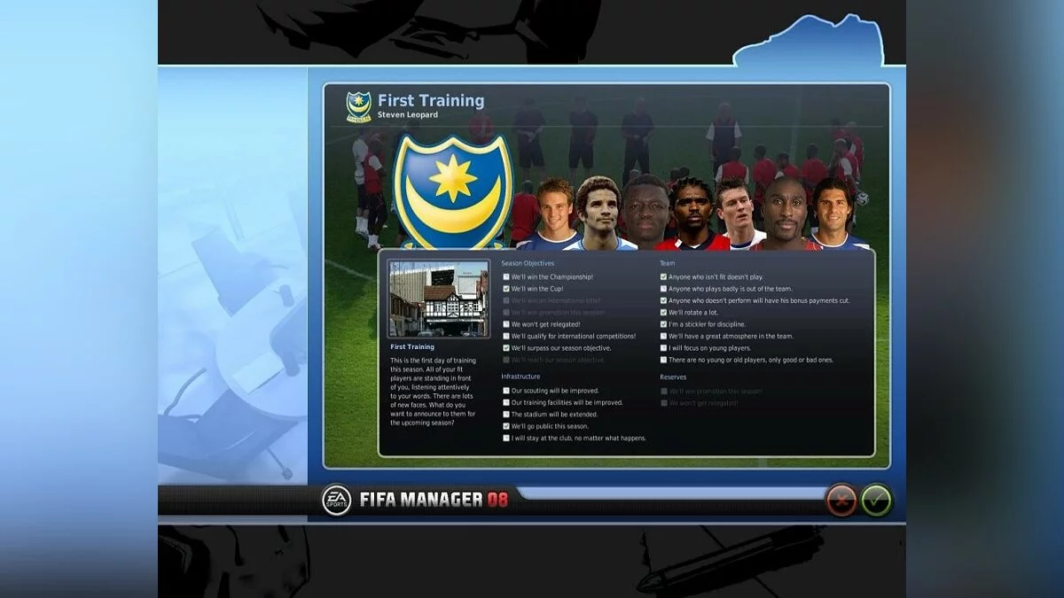 Скриншоты из FIFA Manager 08 / Картинка 21