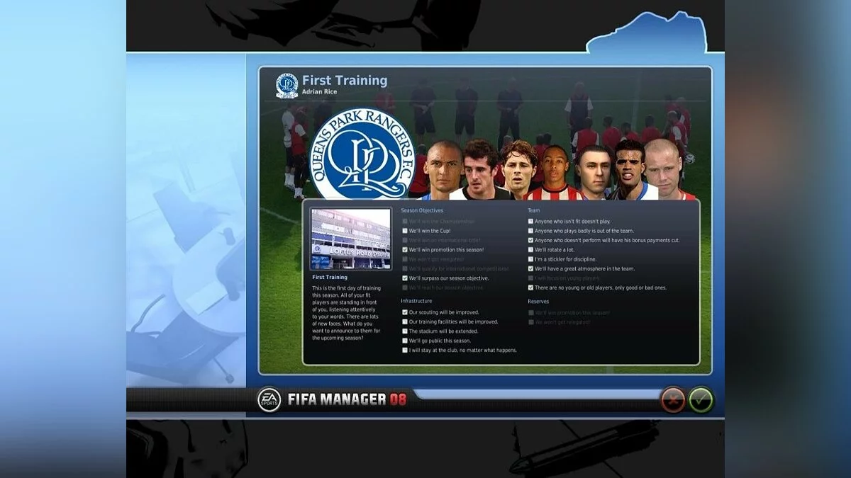 Скриншоты из FIFA Manager 08 / Картинка 22