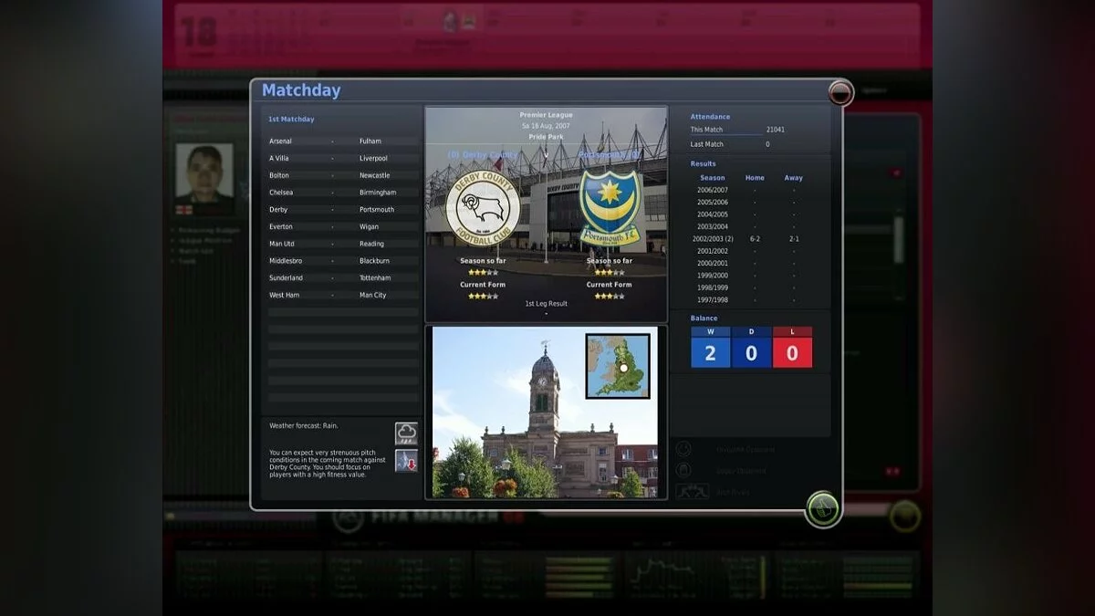 Скриншоты из FIFA Manager 08 / Картинка 28