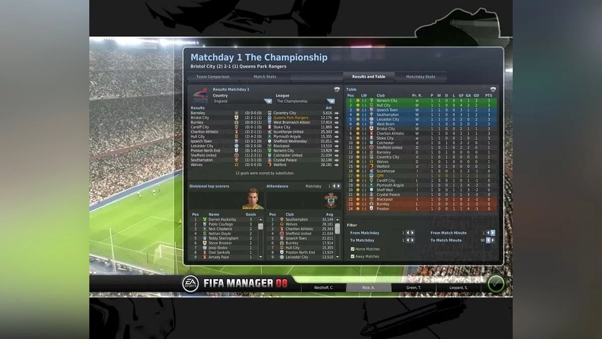 Скриншоты из FIFA Manager 08 / Картинка 31