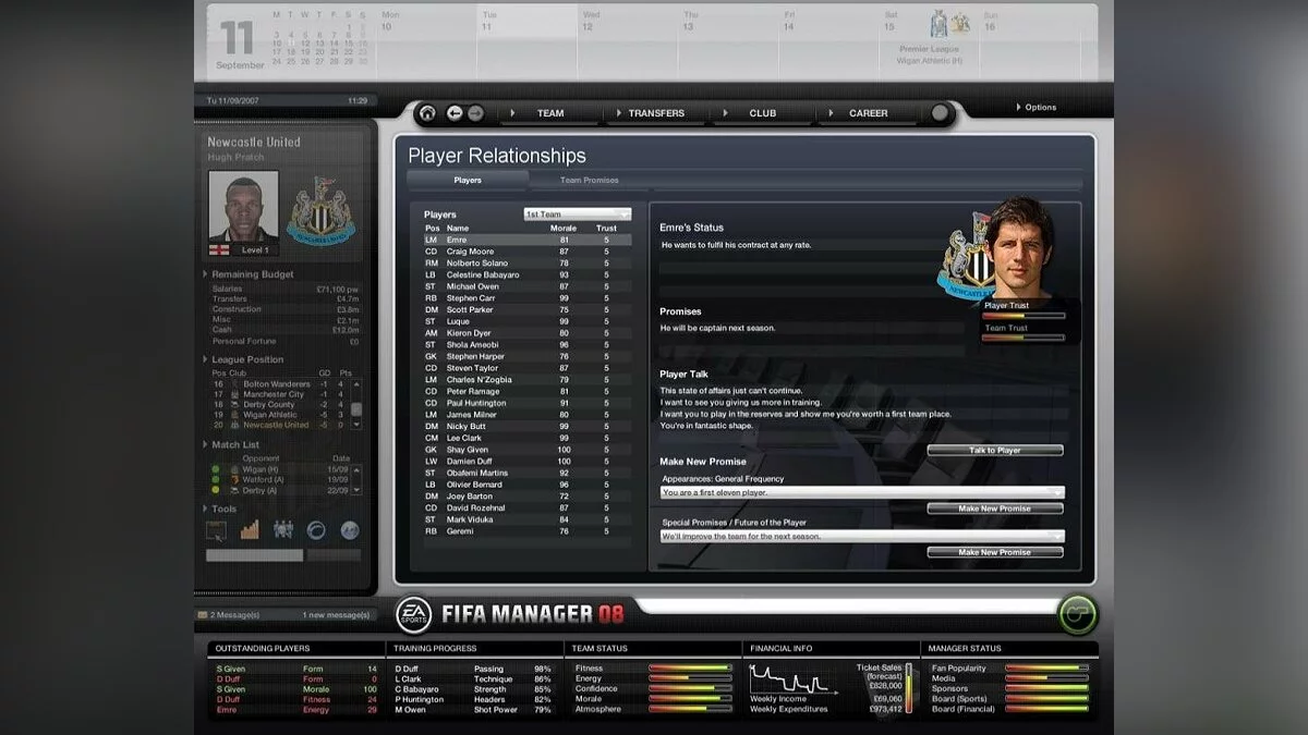 Скриншоты из FIFA Manager 08 / Картинка 34