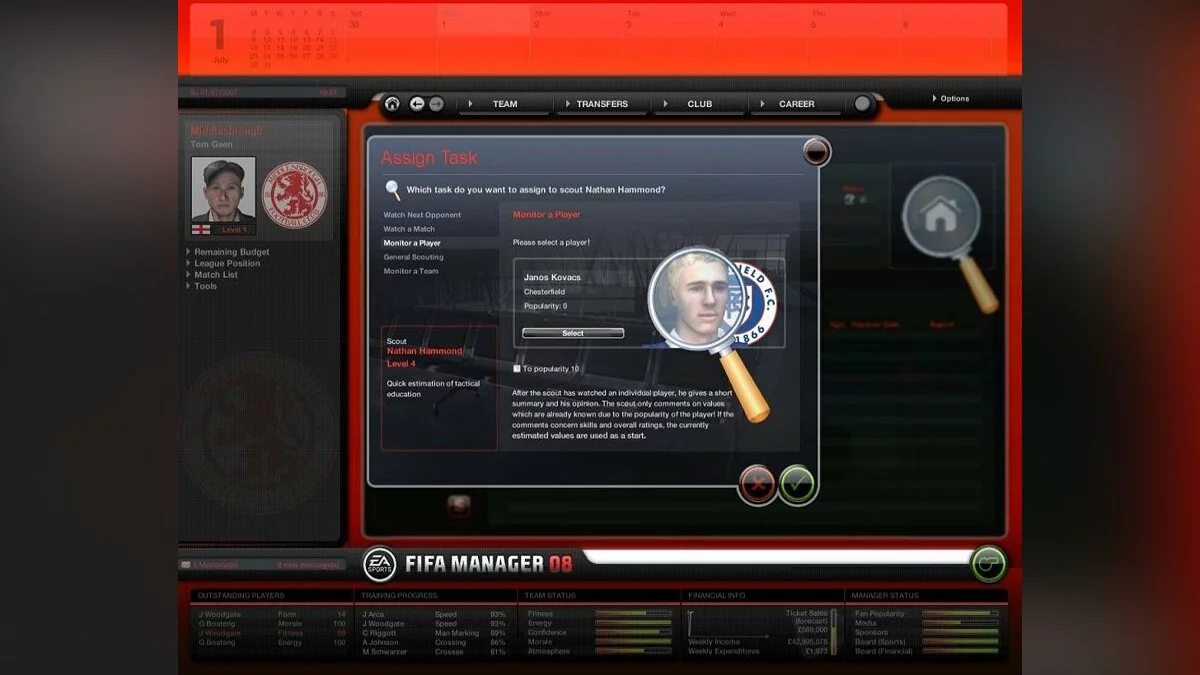 Скриншоты из FIFA Manager 08 / Картинка 37