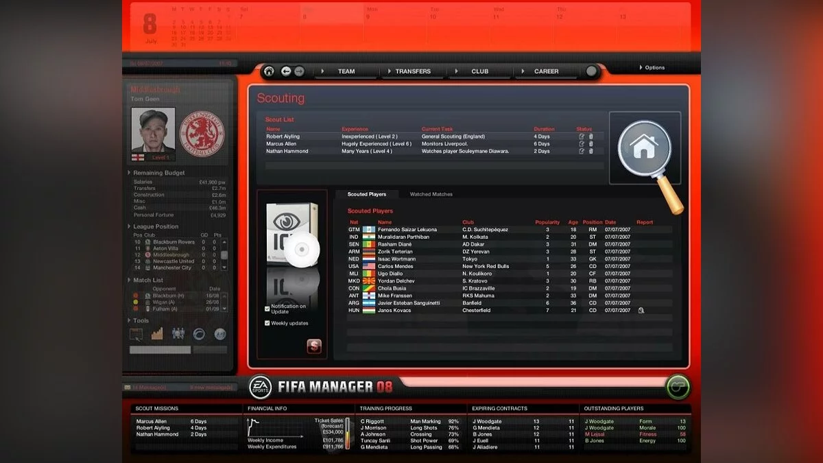 Скриншоты из FIFA Manager 08 / Картинка 40