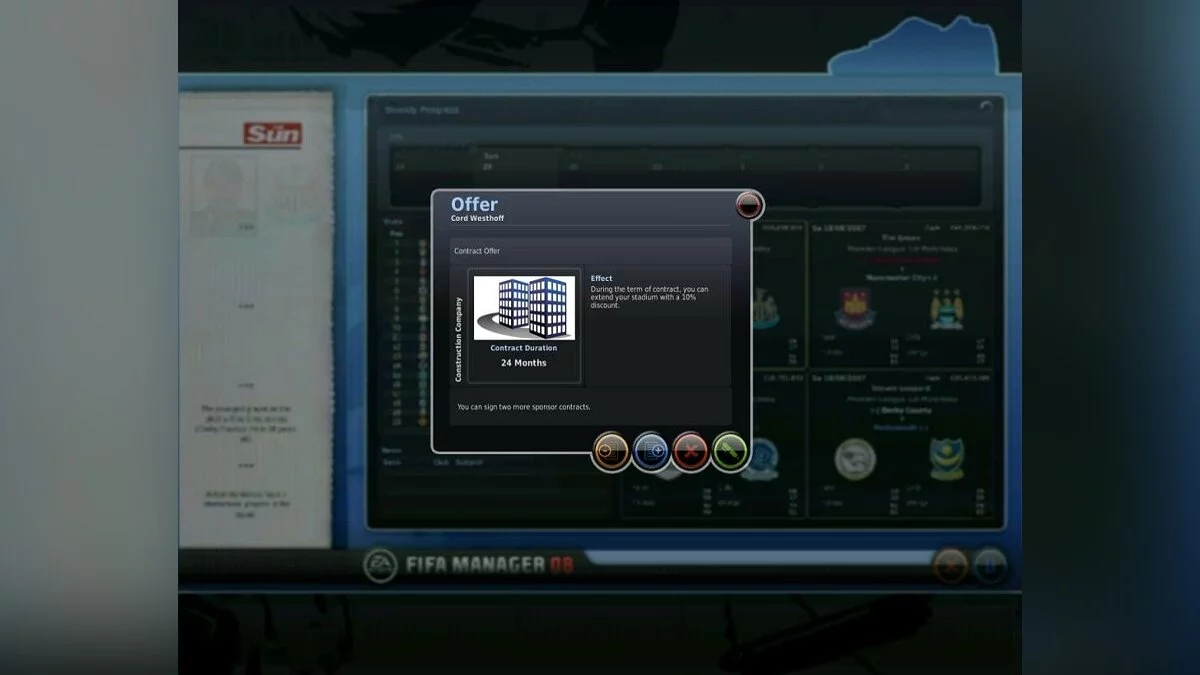 Скриншоты из FIFA Manager 08 / Картинка 41