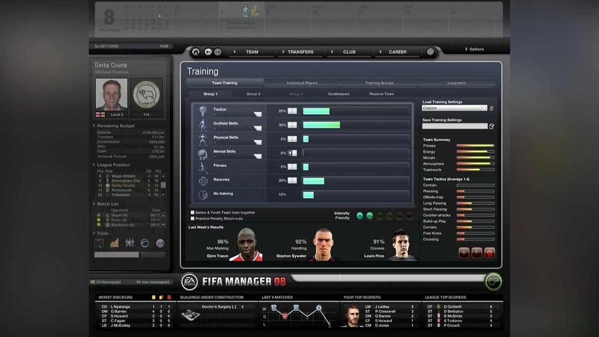 Скриншоты из FIFA Manager 08 / Картинка 45
