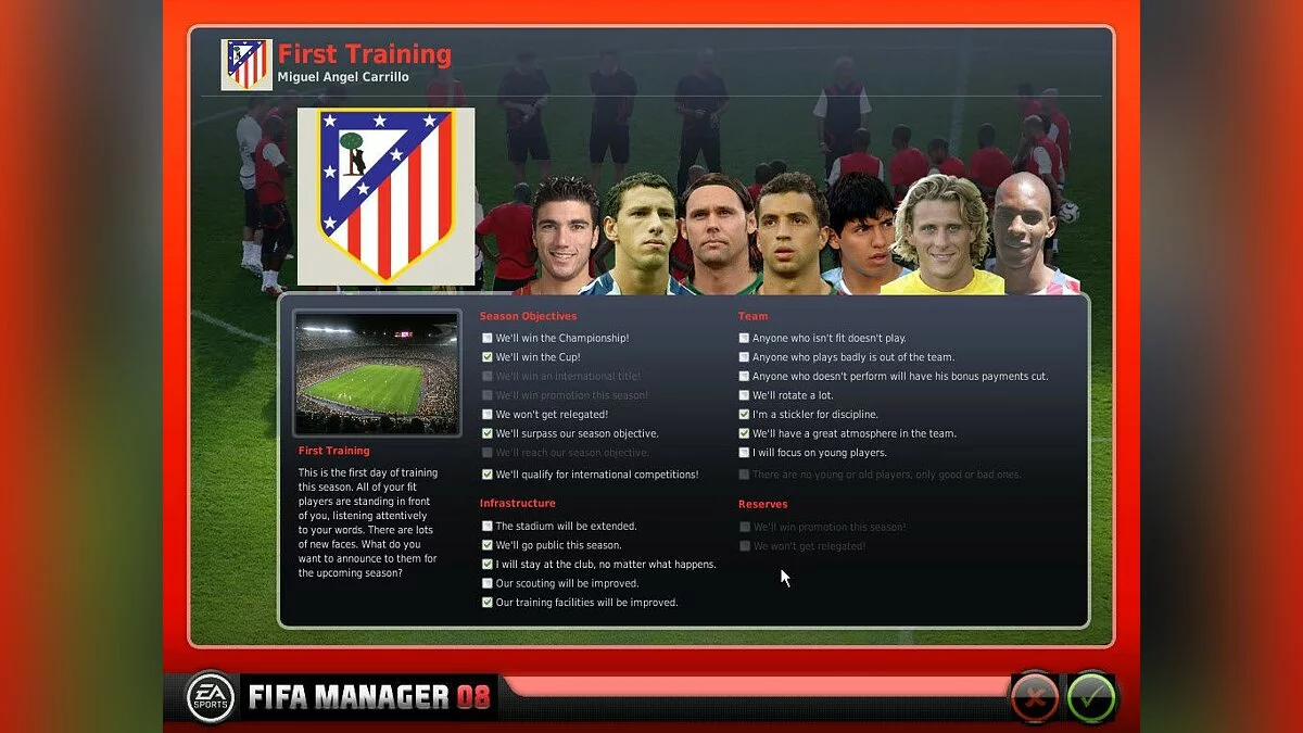Скриншоты из FIFA Manager 08 / Картинка 57