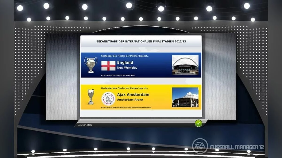 Скриншоты из FIFA Manager 12 / Картинка 3
