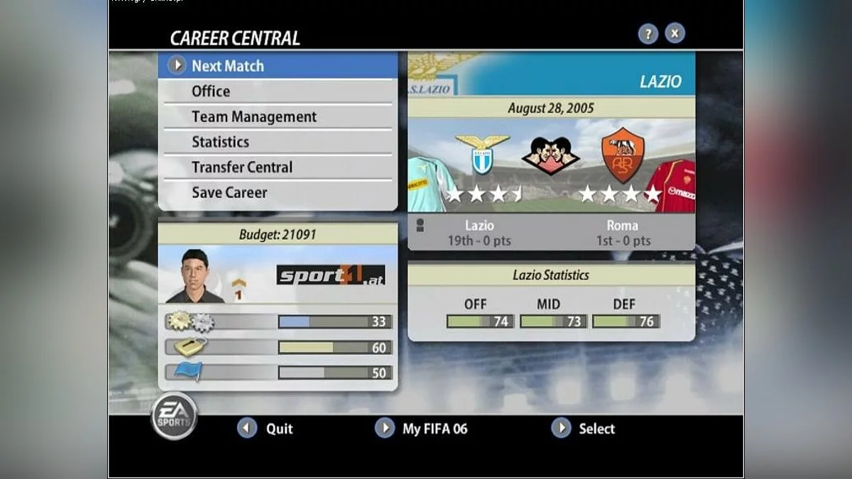 Скриншоты из FIFA Soccer 06 / Картинка 15