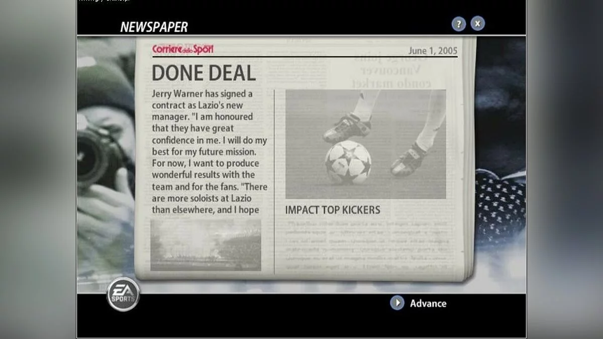 Скриншоты из FIFA Soccer 06 / Картинка 16