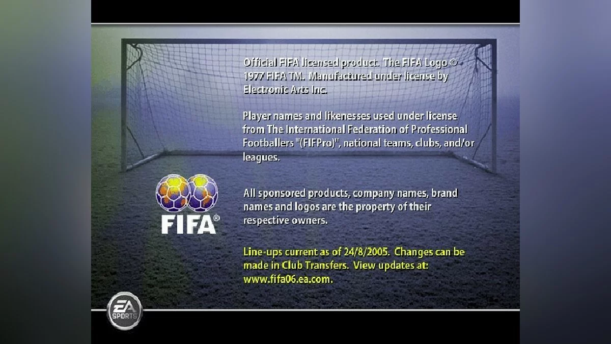 Скриншоты из FIFA Soccer 06 / Картинка 39