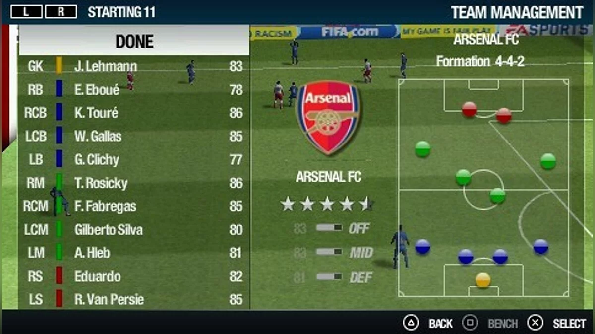 Скриншоты из FIFA Soccer 08 / Картинка 133