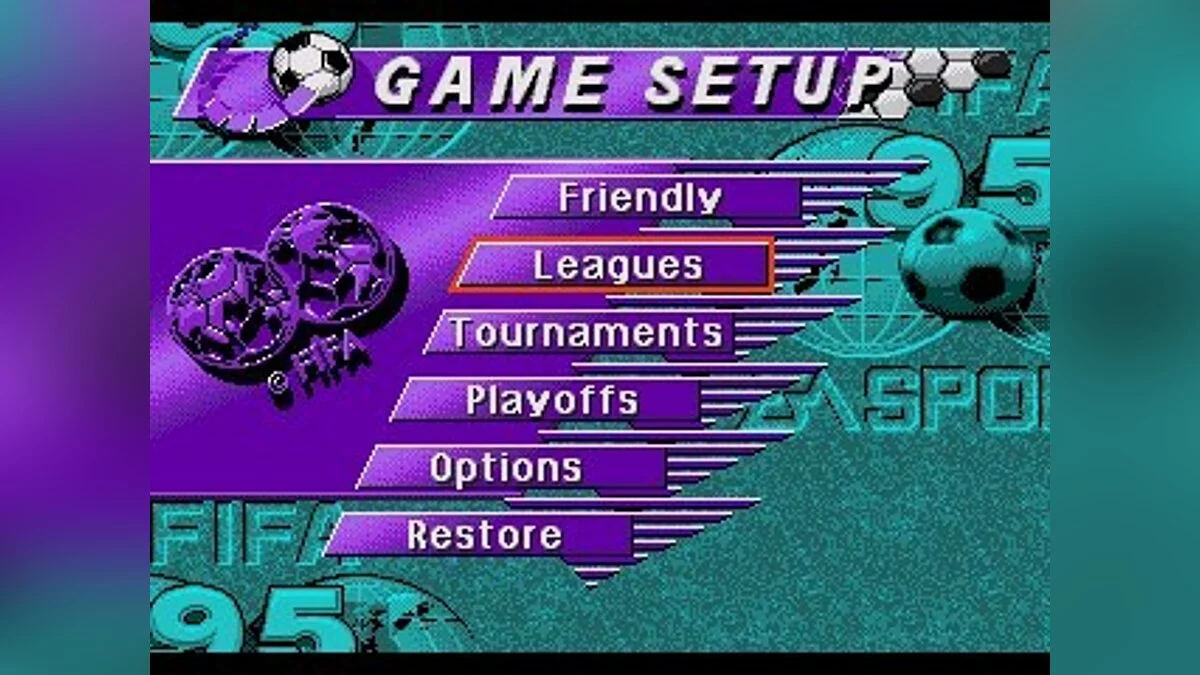 Скриншоты из FIFA Soccer 95 / Картинка 6
