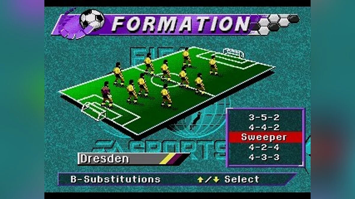 Скриншоты из FIFA Soccer 95 / Картинка 16
