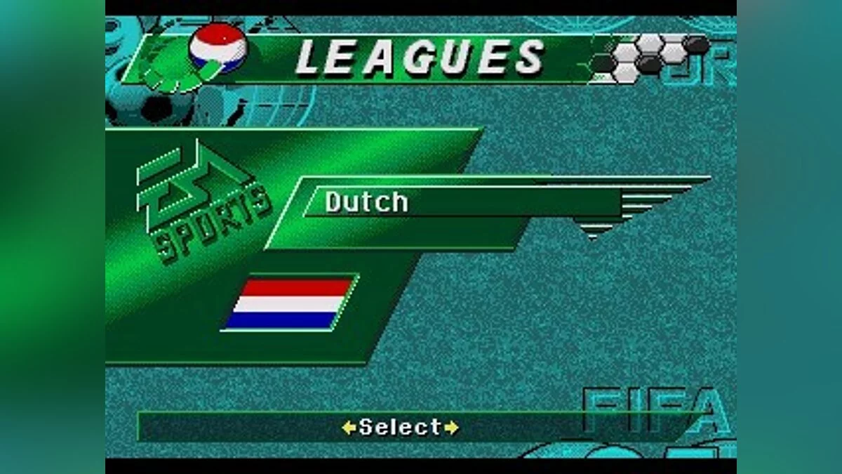 Скриншоты из FIFA Soccer 95 / Картинка 22