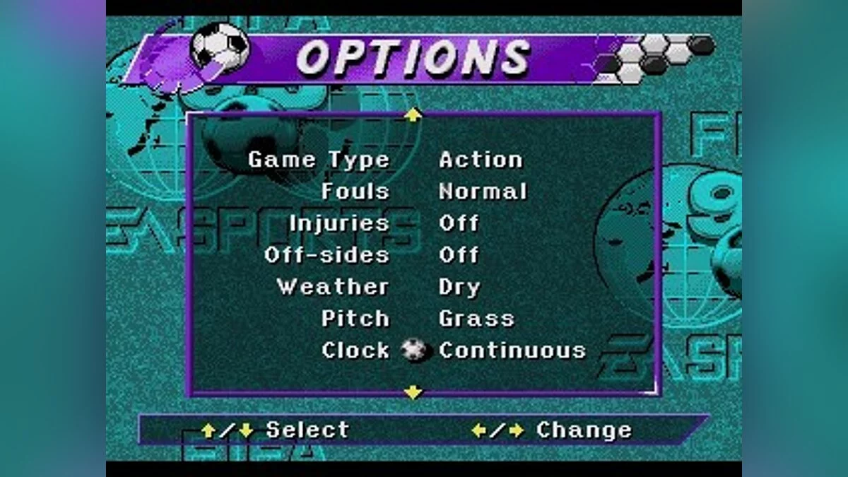 Скриншоты из FIFA Soccer 95 / Картинка 21