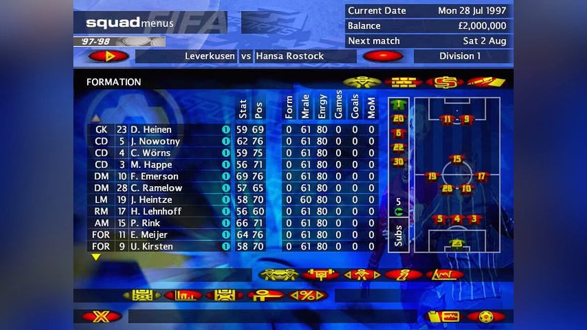Скриншоты из FIFA Soccer Manager / Картинка 6