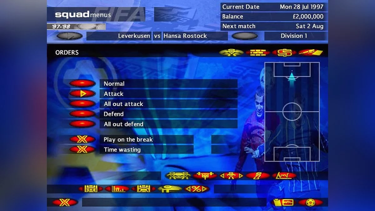 Скриншоты из FIFA Soccer Manager / Картинка 9