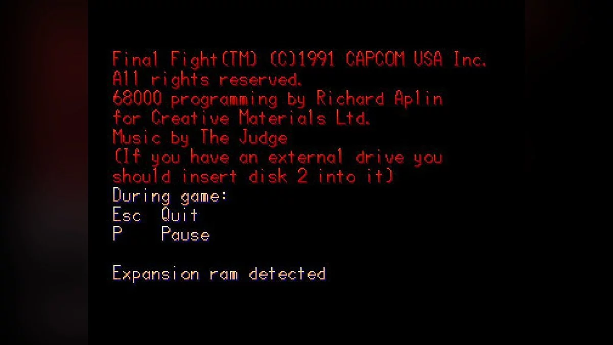 Скриншоты из Final Fight / Картинка 2