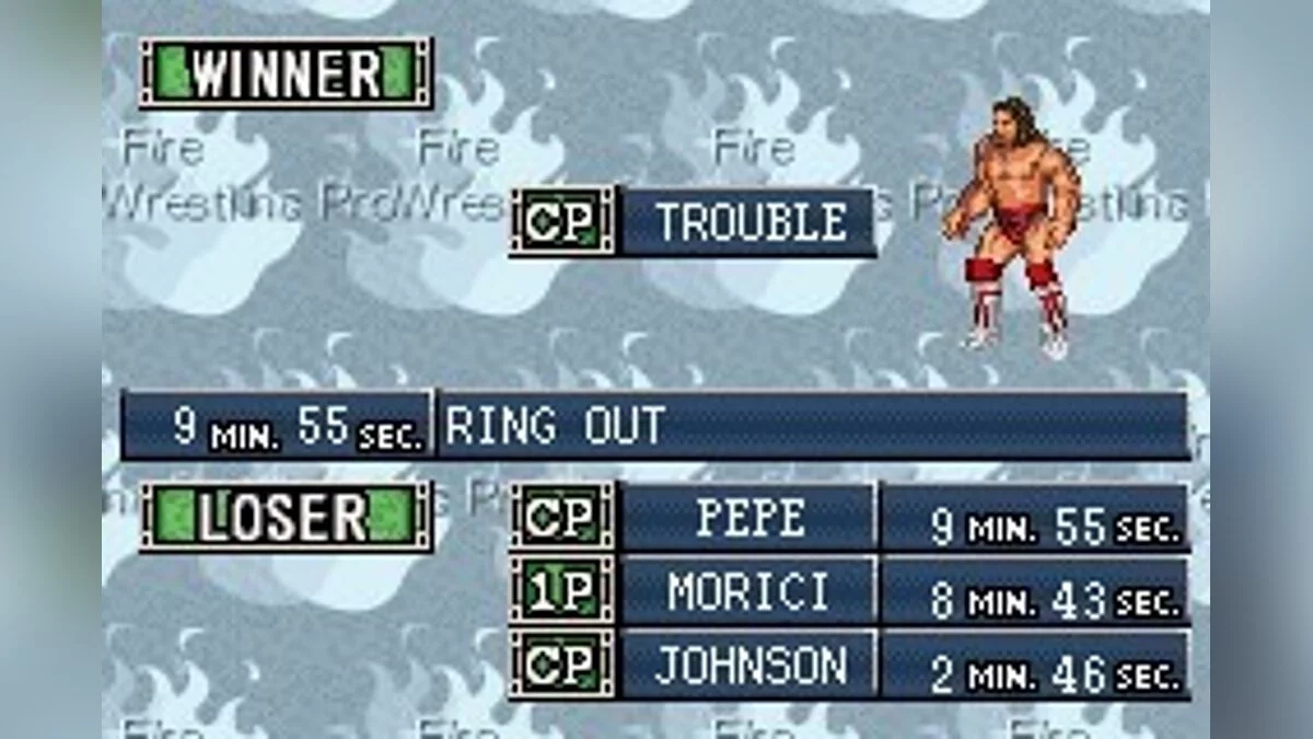 Скриншоты из Fire Pro Wrestling 2 / Картинка 35