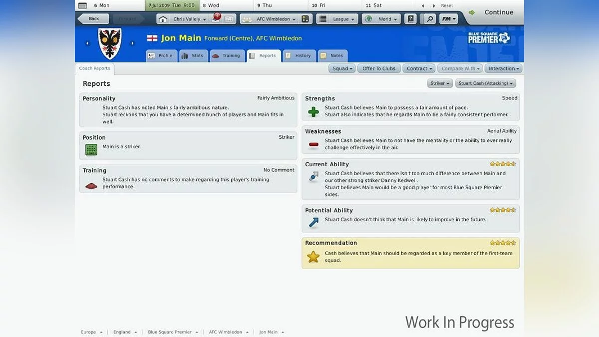 Скриншоты из Football Manager 2010 / Картинка 1