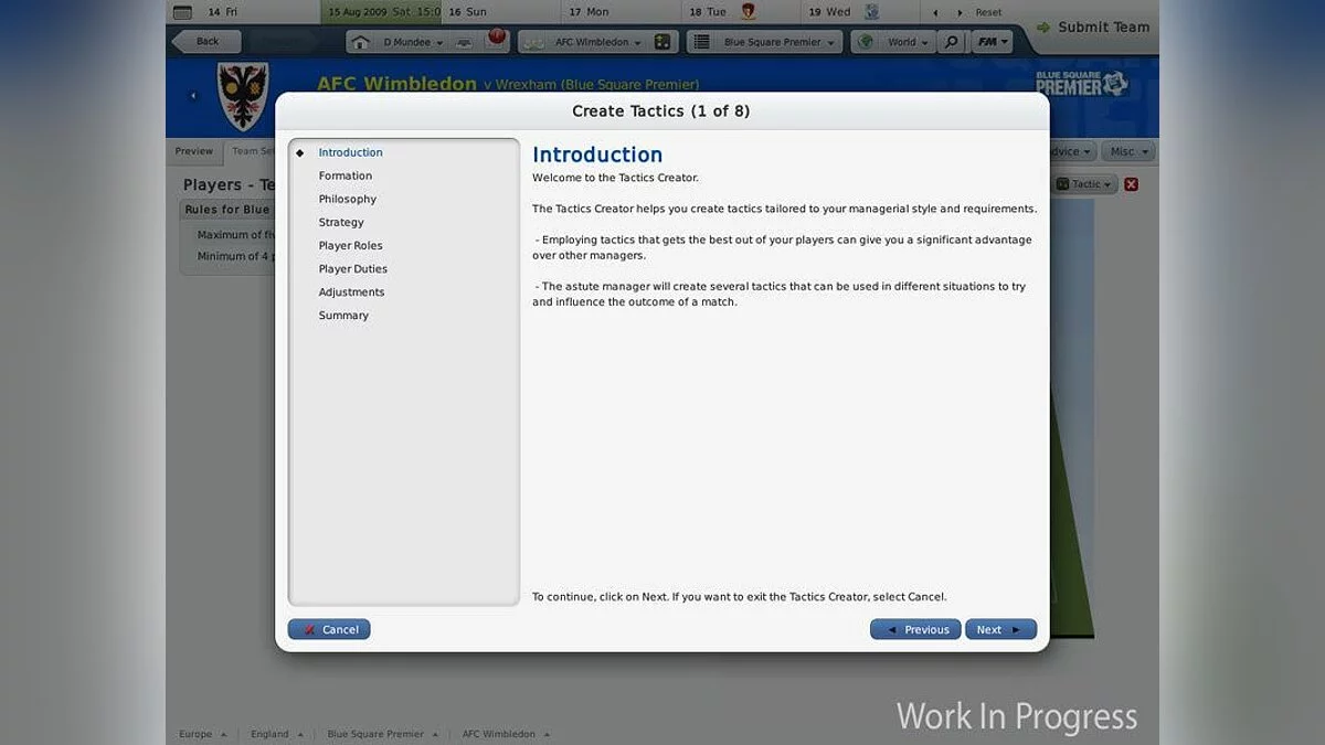 Скриншоты из Football Manager 2010 / Картинка 23