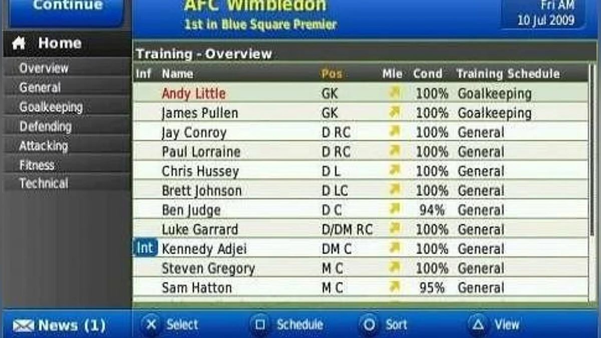 Скриншоты из Football Manager 2010 / Картинка 27