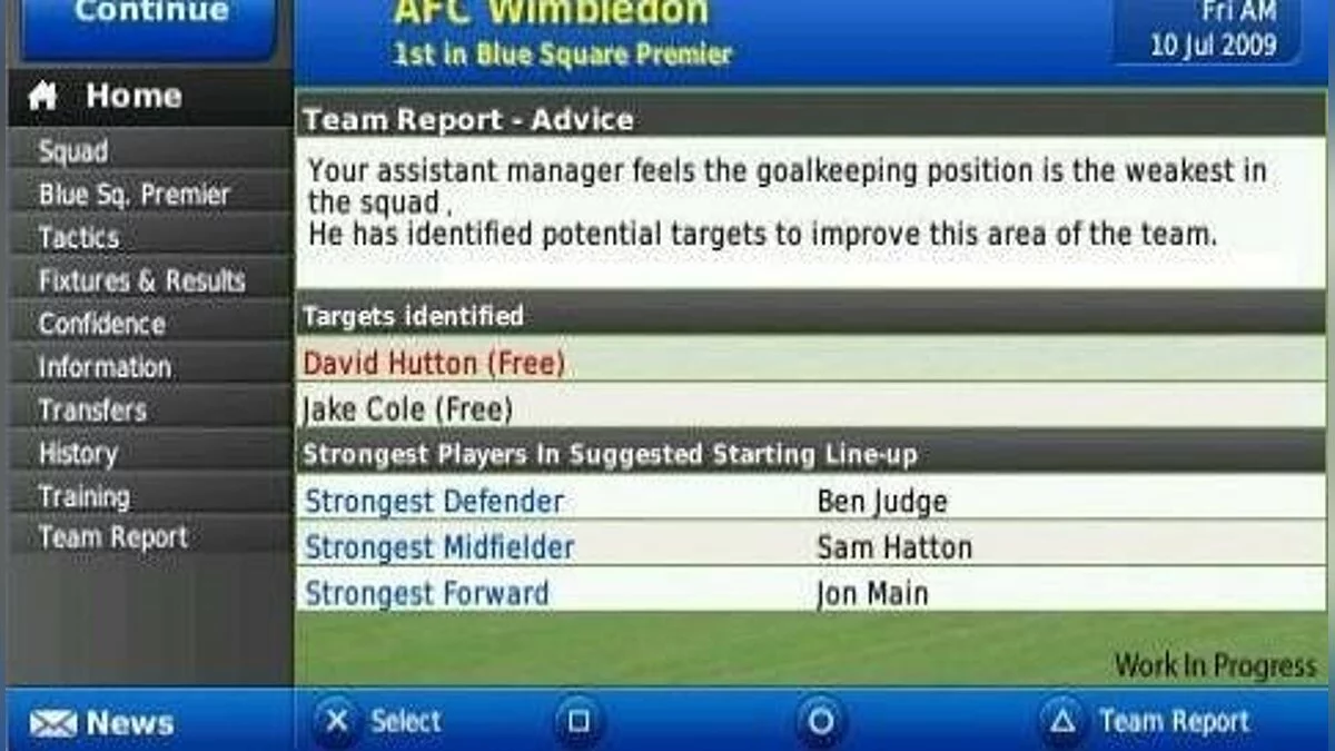 Скриншоты из Football Manager 2010 / Картинка 31