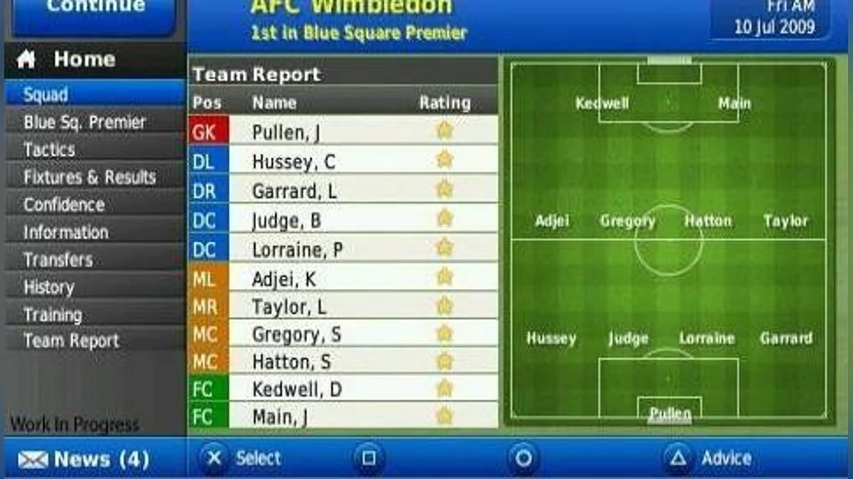 Скриншоты из Football Manager 2010 / Картинка 32
