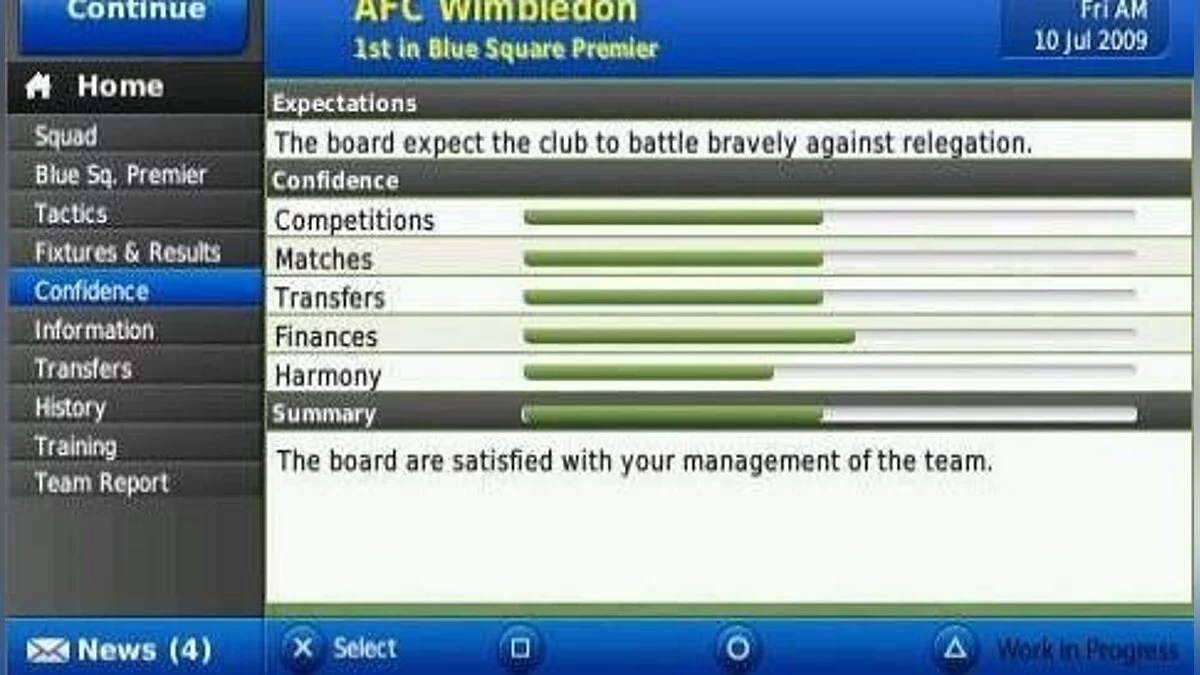 Скриншоты из Football Manager 2010 / Картинка 42