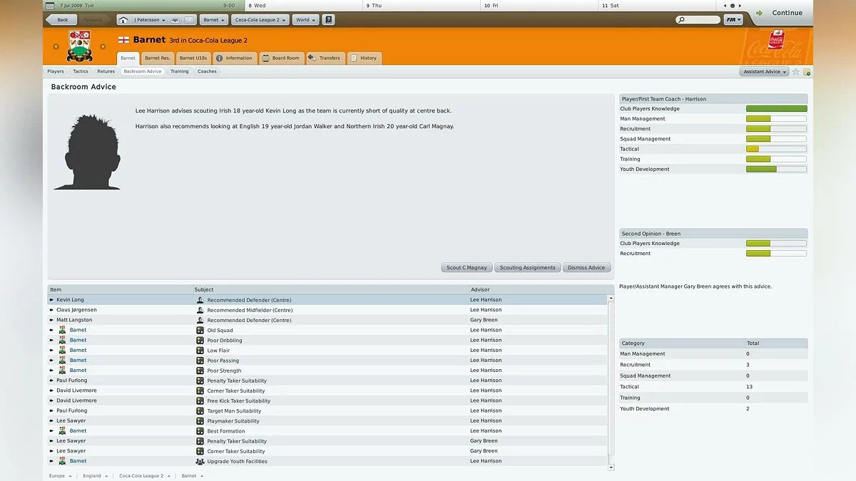 Скриншоты из Football Manager 2010 / Картинка 53