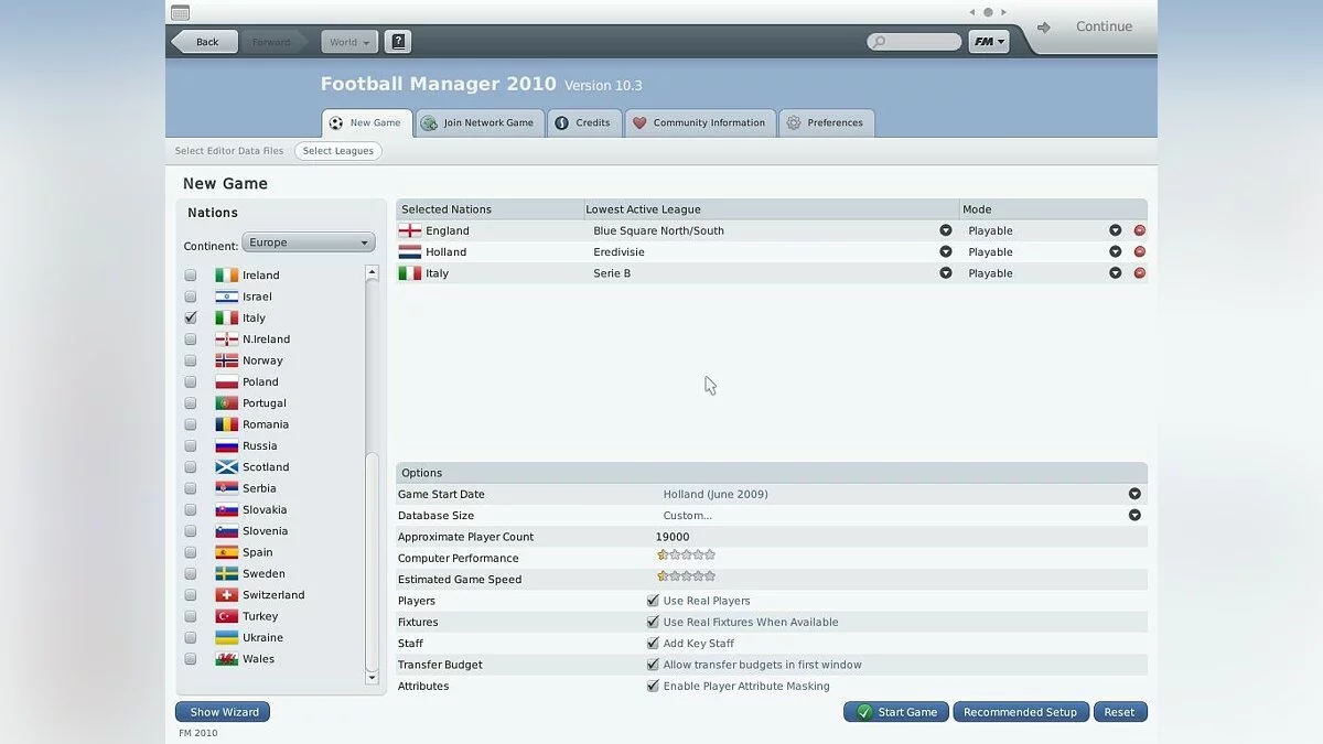 Скриншоты из Football Manager 2010 / Картинка 62