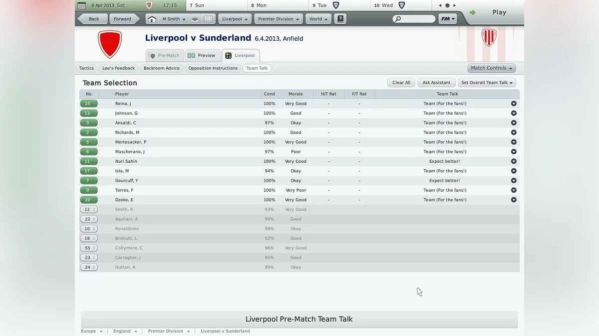 Скриншоты из Football Manager 2010 / Картинка 68