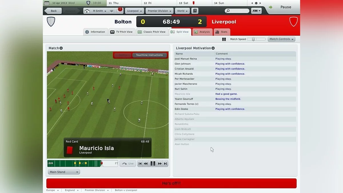 Скриншоты из Football Manager 2010 / Картинка 70