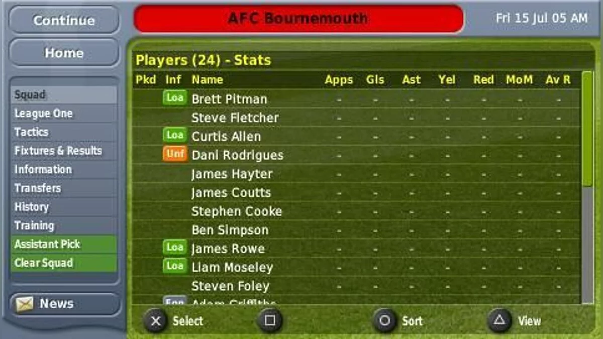 Скриншоты из Football Manager Handheld / Картинка 10