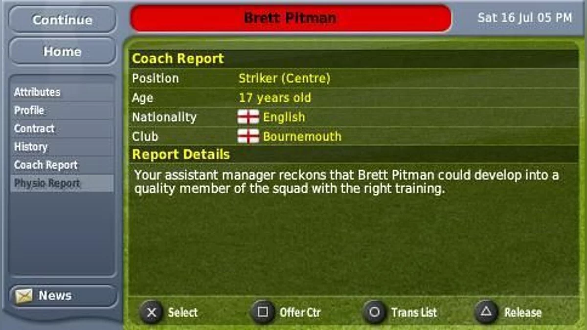 Скриншоты из Football Manager Handheld / Картинка 14