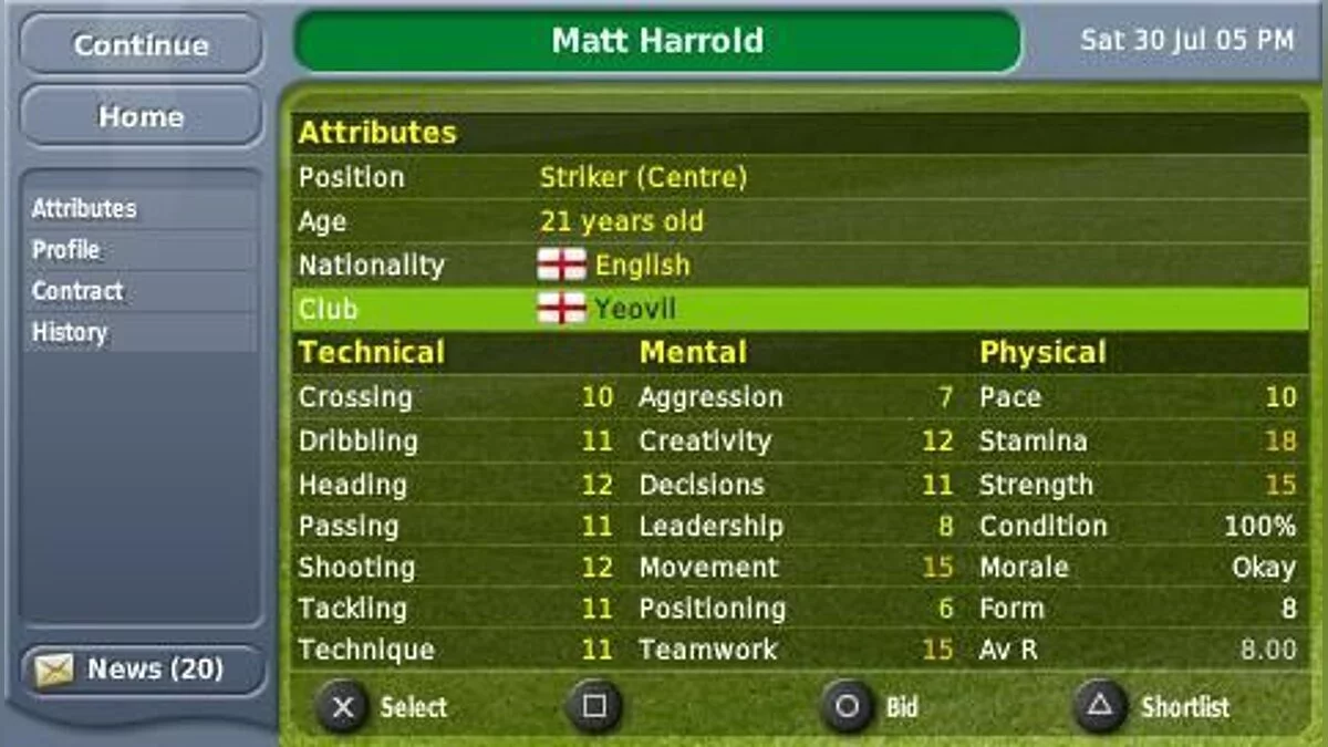 Скриншоты из Football Manager Handheld / Картинка 20