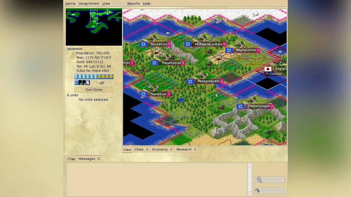 Скриншоты из Freeciv / Картинка 1