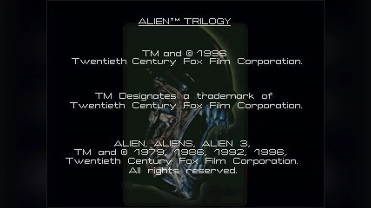 Скриншоты из Alien Trilogy / Картинка 105